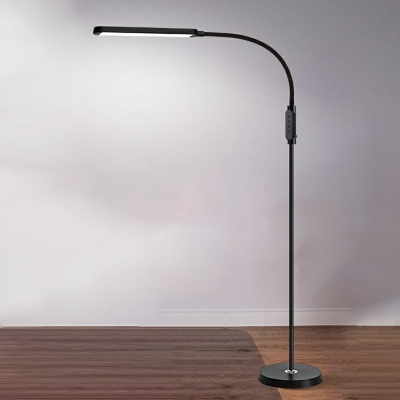 1 Light Modernist Style Linear Shape Metal Standing Floor Lamp