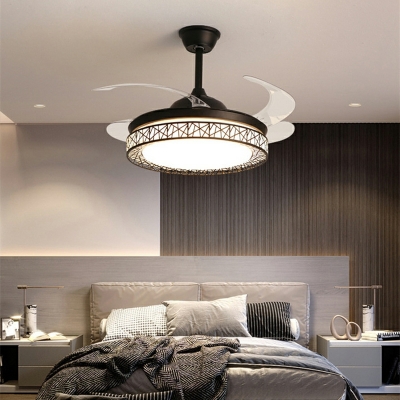Flush Mount Fan Lamps Modern Style Acrylic  Led Flush Mount for Living Room