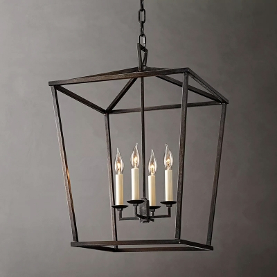 Metal Pendant Light Industrial Style Ceiling Lamps for Living Room