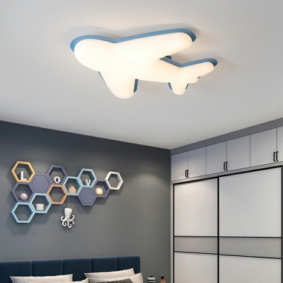Modern Creative Cartoon Airplane LED Airplane Ceiling Light for Kids Room and Bedroom
