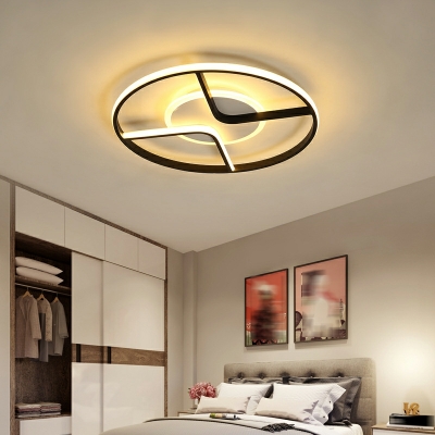 Modern Minimalist Design LED Aluminum Ceiling Light Fixture for Bedroom