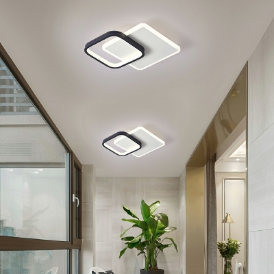 Nordic Minimalist Creative Geometric LED Ceiling Lamp for Corridors and Aisles