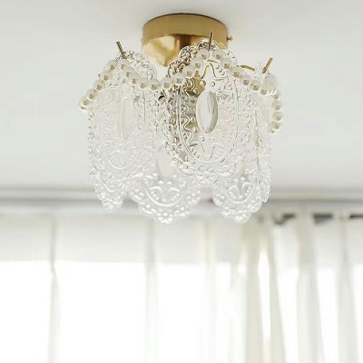 American Style Ceiling Flush Mount Lights Glass Vintage for Living Room