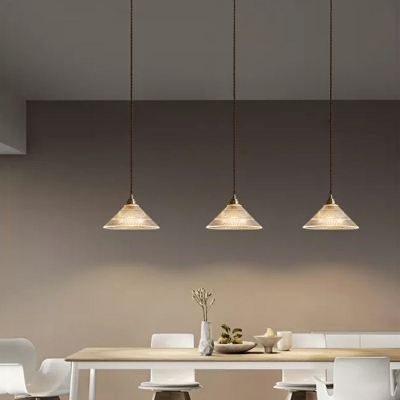 Modern Style Ceiling Pendant Light Glass for Bedroom