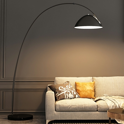 American Style Minimalist Wrought Iron Floor Lamp for Bedroom and Living Room