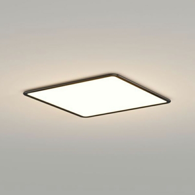 Modern Minimalist Thin Aluminum LED Ceiling Lamp for Bedroom