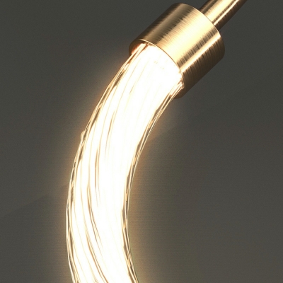 1 Light Minimalist Style Circle Shape Metal Pendant Light Fixtures