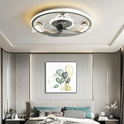 Minimalism Ceiling Fans LED Butterfly Creative Basic for Kid's Room