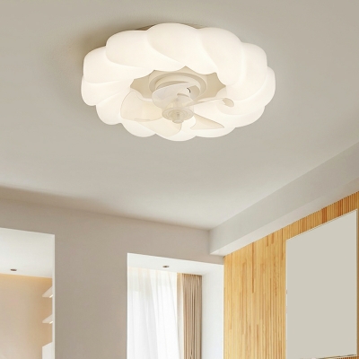 1 Light Kids Style Cloud Shape Metal Ceiling Flush Mount Lights
