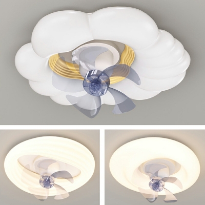 1 Light Kids Style Cloud Shape Metal Flush Mount Lighting Fixtures