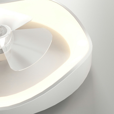 1 Light Minimal Style Ring Shape Metal Flush Ceiling Light Fixtures