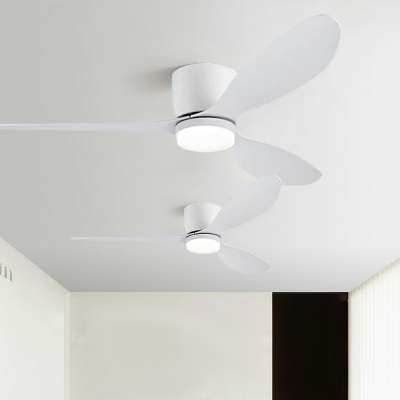 1 Light Minimalism Style Fan Shape Metal Ceiling Flush Mount Lights