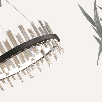1 Light Minimalist Style Circle Shape Metal Pendant Lighting Fixtures