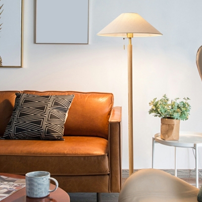 Nordic Style Cone Floor Lights Macaron Metal Minimalism for Living Room