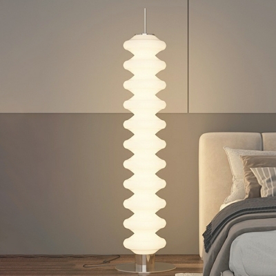 1 Light Simple Style Geometric Shape Metal Floor Standing Lamps