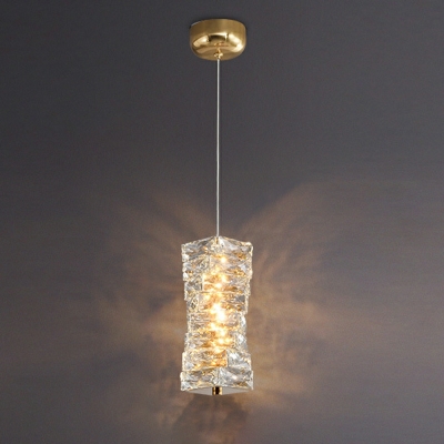 Crystal Ceiling Suspension Lamp Modern Elegant for Living Room