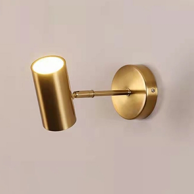 Metal Drum Wall Mounted Reading Lights Contemporary Basic for Bedroom