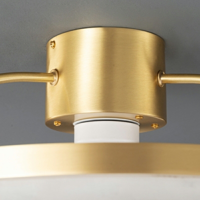 1 Light Kids Style Ring Shape Metal Flush Ceiling Light Fixtures