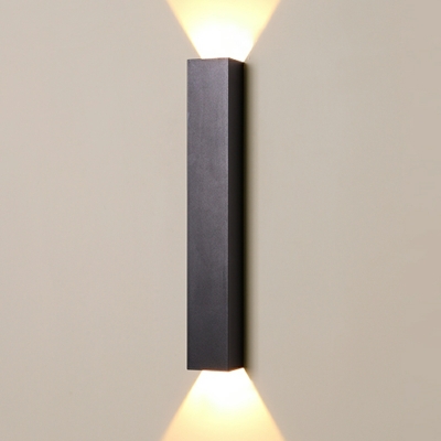 1 Light Simple Style Tube Shape Metal Wall Mounted Light Fixture