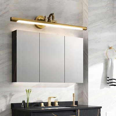 American Retro LED Full Copper Mirror Headlight with Neutral Light for Bathroom