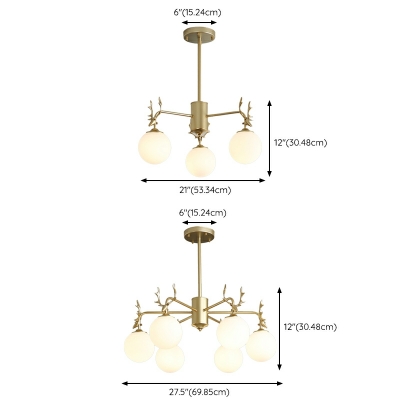 American Style Chandelier Lighting Fixtures Traditional for Living Room