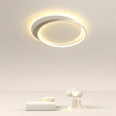 Nordic Simple Creative Round LED Flushmount Ceiling Light for Bedroom
