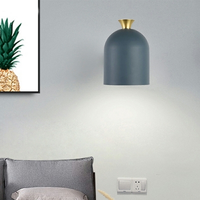 1 Light Simple Style Geometric Shape Metal Wall Mounted Light Fixture
