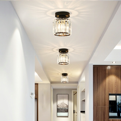 Crystal Globe Ceiling Flush Mount Lights Modern for Living Room