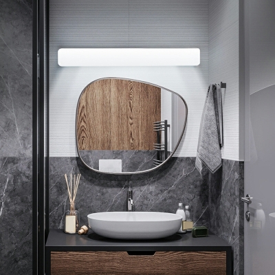 Minimalism Led Vanity Light Fixtures White Linear for Bathroom