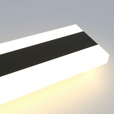 Modern Minimalist Strip LED Waterproof Wall Light for Bathroom and Garden
