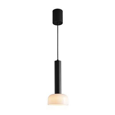Nordic Minimalist Art Glass Pendant Light for Entrance and Bedroom
