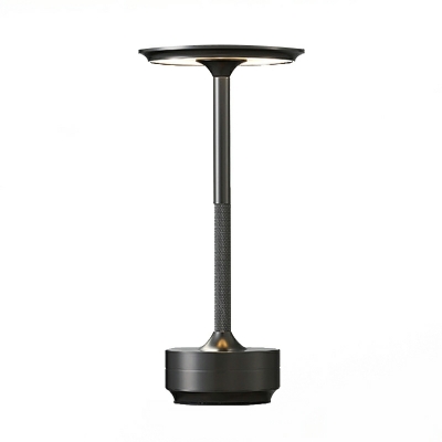 Metal LED Disc Night Table Lamps Contemporary Nordic Style for Bedroom