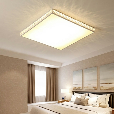 1 Light Ceiling Lamp Nordic Style Geometric Shape Metal Flush Mount Chandelier Lighting