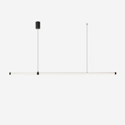 1 Light Minimalist Style Linear Shape Acrylic Island Lighting Fixtures
