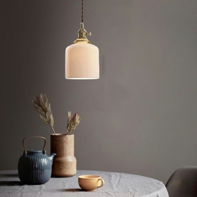 Hanging Lamps Modern Style Ceramics Material Ceiling Pendant Light for Living Room