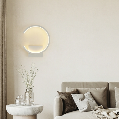 Modern Minimalist LED Bedside Wall Lamp Creative Three-color Light Wall Lamp for Bedroom