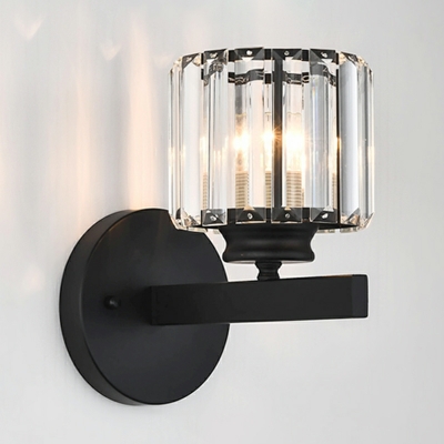 1 Light Minimalist Style Geometric Shape Metal Wall Sconce Lighting