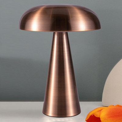 1 Light Modern Style Geometric Shape Metal Bedside Lamps for Bedroom