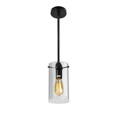 Contemporary Style Ceiling Pendant Light Glass for Bedroom