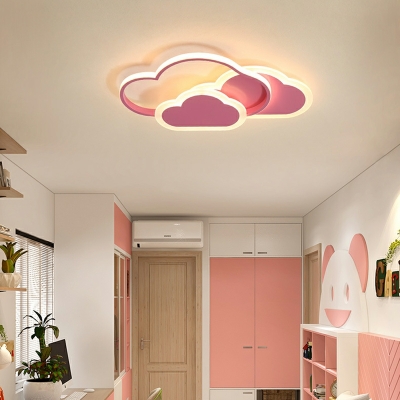 Modern Creative Macaron Color LED Ceiling Lamp for Children's Room