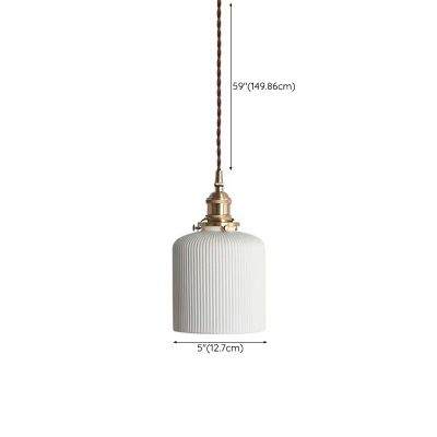Hanging Lamps Modern Style Ceramics Material Ceiling Pendant Light for Living Room