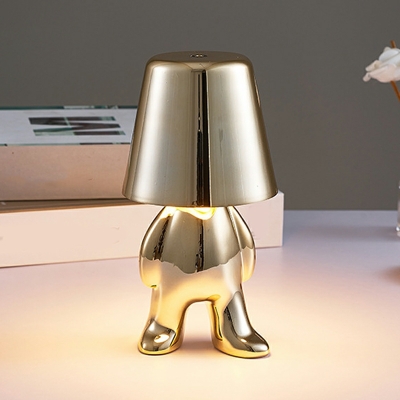 Metal Cute Disc Night Table Lamps Contemporary Basic for Bedroom