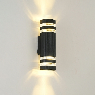 Modern Thickened Aluminum Wall Lamp Waterproof Double Headed Lighting Wall Washer for Garden