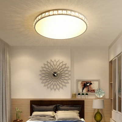 1 Light Ceiling Lamp Nordic Style Geometric Shape Metal Flush Mount Chandelier Lighting