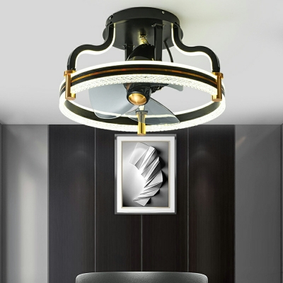 1 Light Minimalism Style Circle Shape Metal Ceiling Flush Mount Lights