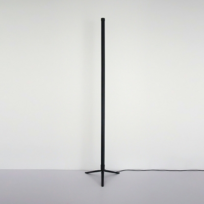 1 Light Modernist Style Linear Shape Metal Standing Floor Lights