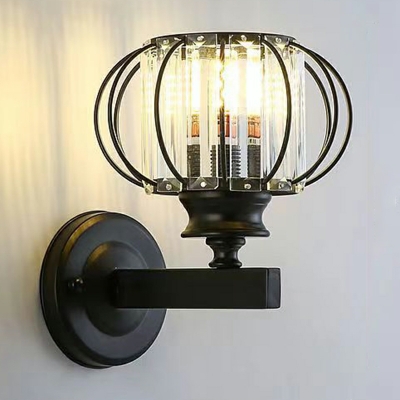 Modern Minimalist Crystal Wall Lamp for Living Room and Walkway