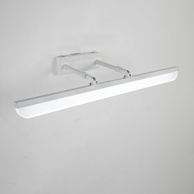 1 Light Contemporary Style Linear Shape Metal Led Bathroom Vanity Lights