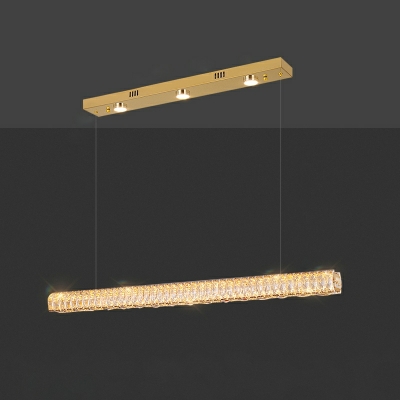 1 Light Minimalist Style Geometric Shape Crystal Ceiling Pendant Lights