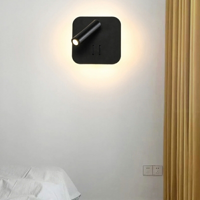 Minimalism Wall Mounted Reading Lights Adjustable LED Metal for Bedroom